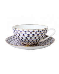 Factory Direct! Lomonosov Imperial Porcelain Tableware Cobalt Net